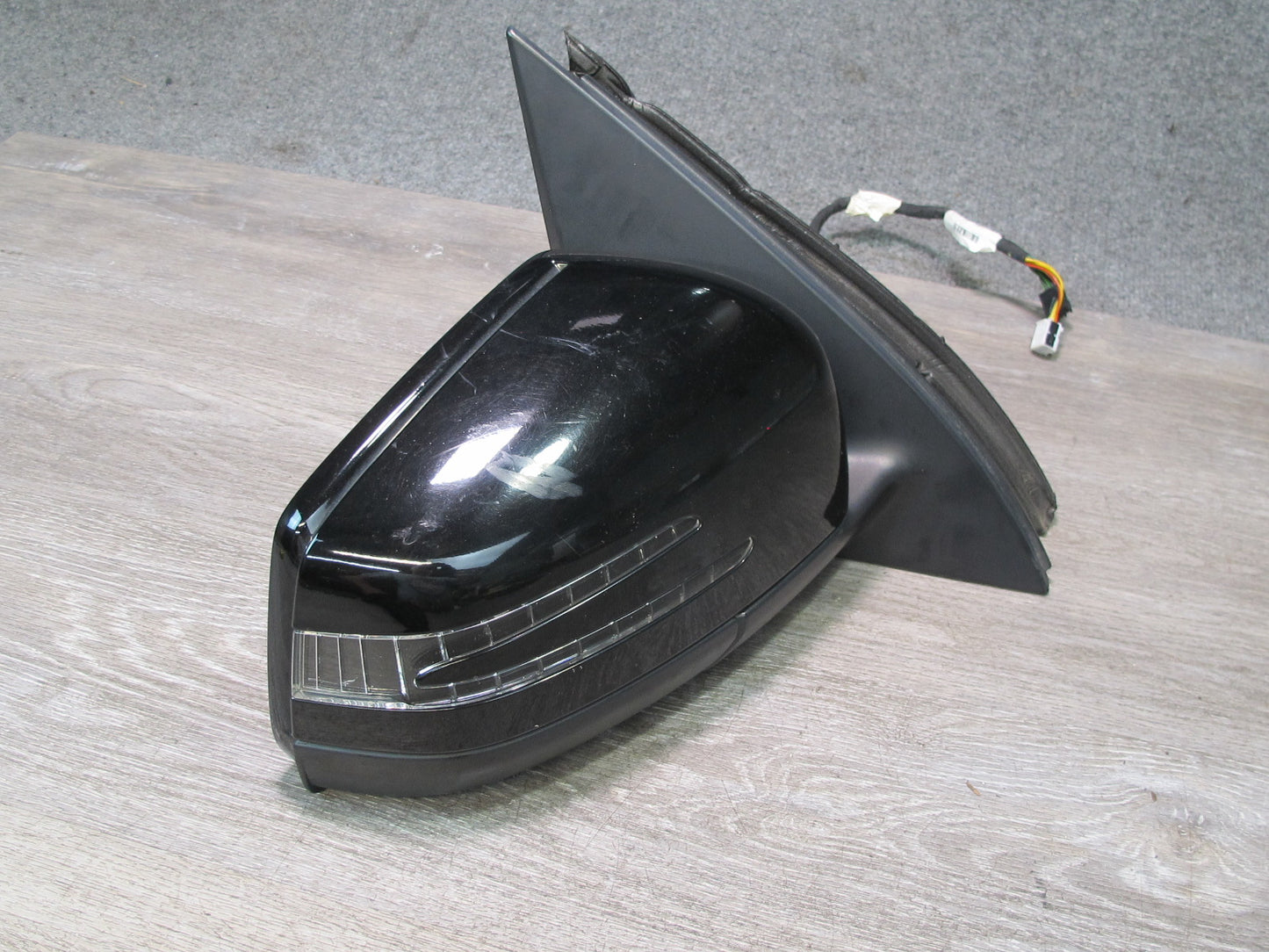 12-15 Mercedes X166 W166 GL ML Right Door Side View Mirror w Blind Spot OEM