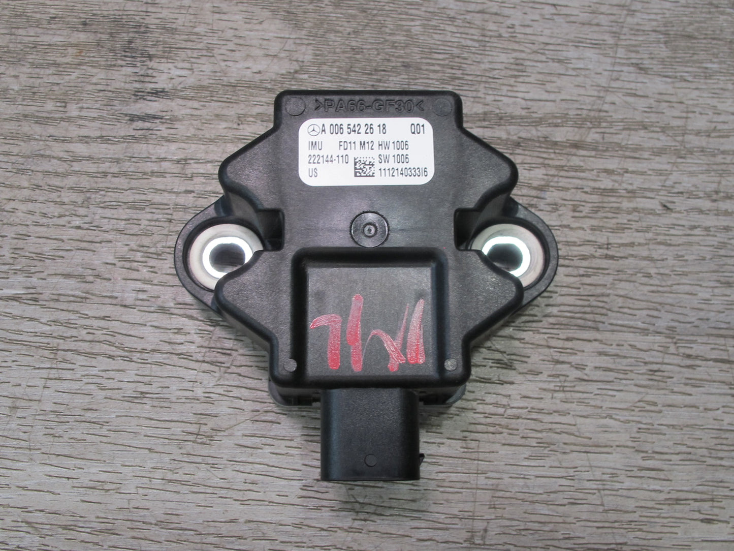 12-15 Mercedes X166 W166 GL Ml-class YAW Rate Speed Sensor Module 0065422618 OEM