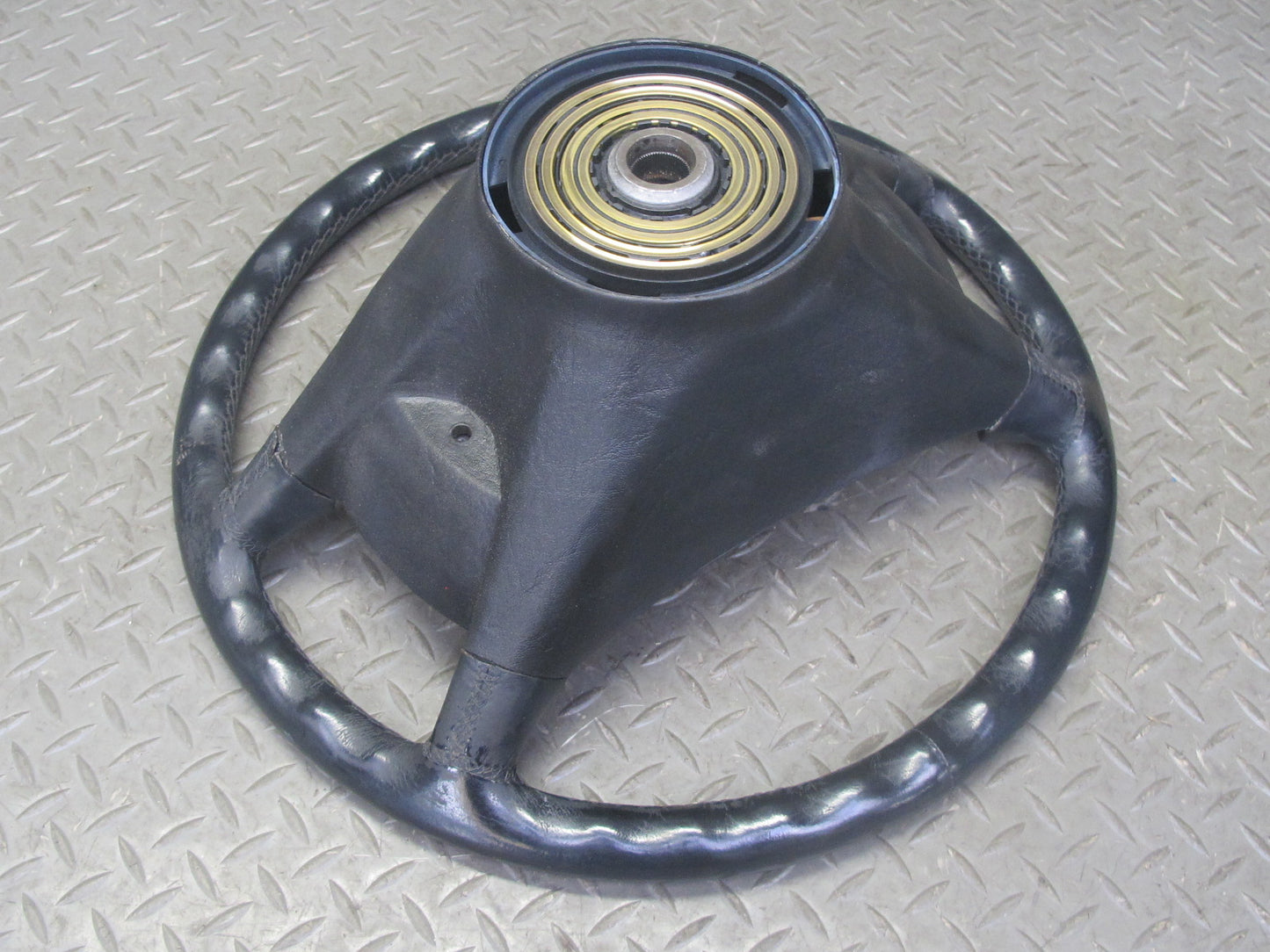 86-89 Mercedes R107 560SL Leather Steering Black OEM