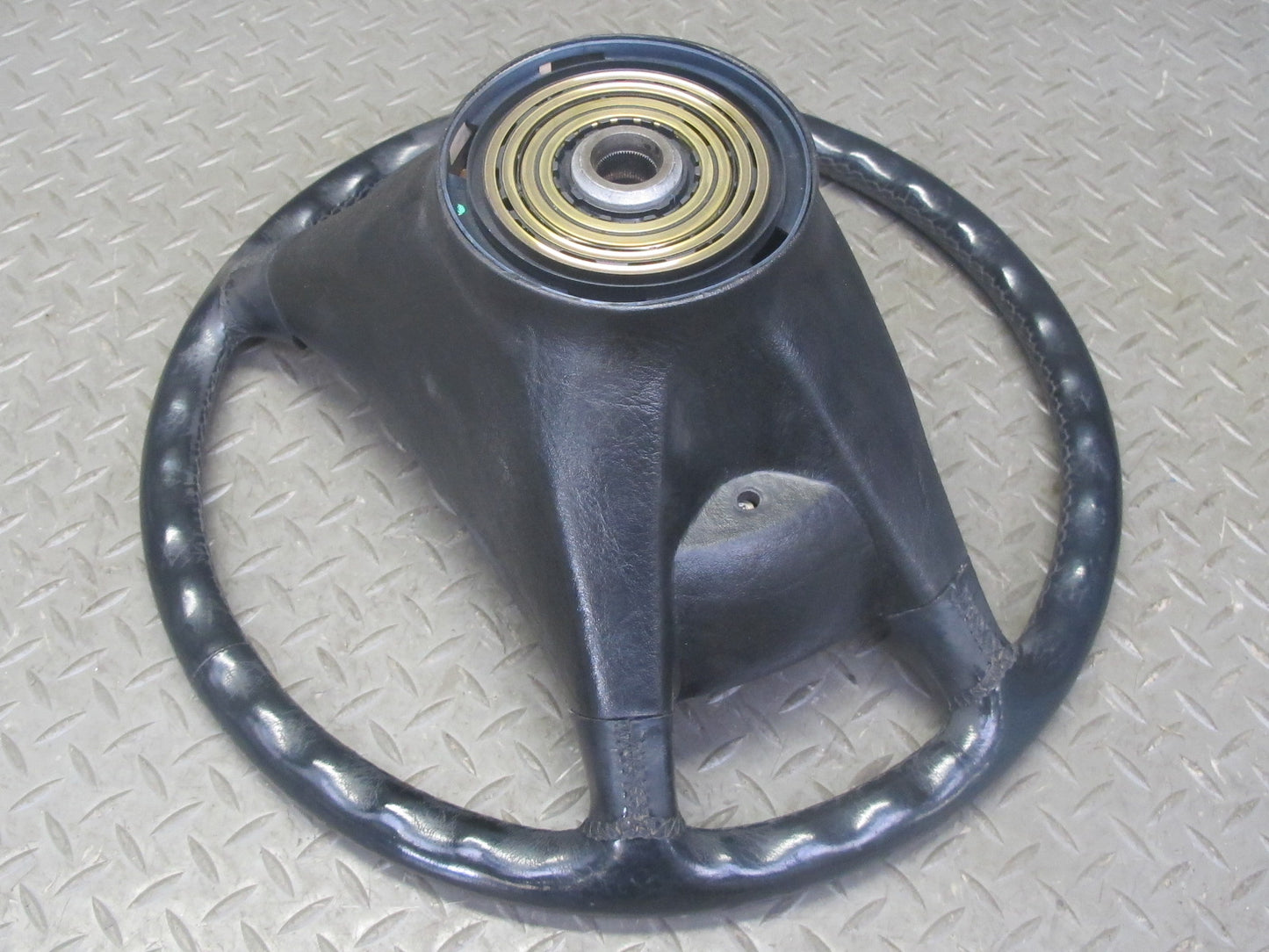 86-89 Mercedes R107 560SL Leather Steering Black OEM