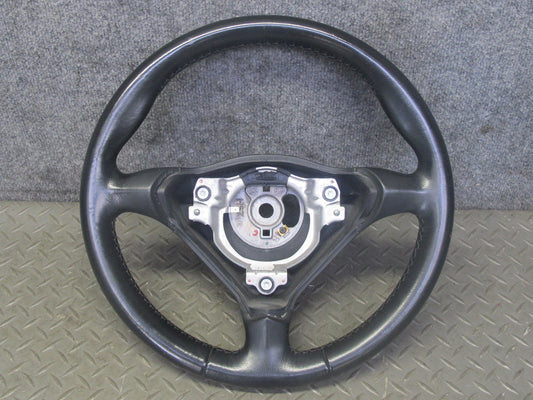 2000-2004 Porsche Boxster 986 M/T 3-SPOKE Driver Steering Leather Black