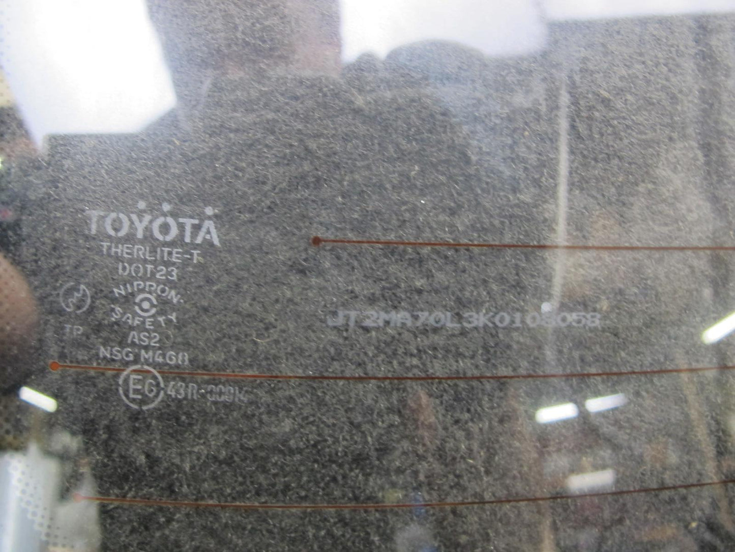 88-92 Toyota Supra MK3 NA Rear Trunk Lid Hatch Liftgate Tailgate w Glass OEM