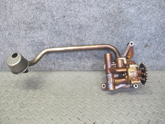 93-99 BMW E36 M50 M52 Engine Motor Oil Pump w Pickup Suction Tube Pipe OEM