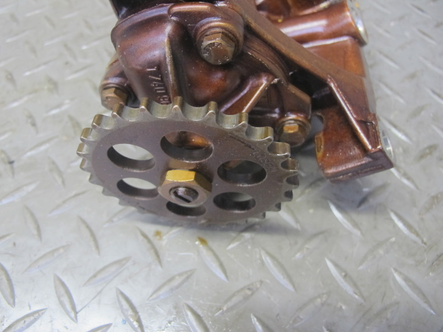93-99 BMW E36 M50 M52 Engine Motor Oil Pump w Pickup Suction Tube Pipe OEM