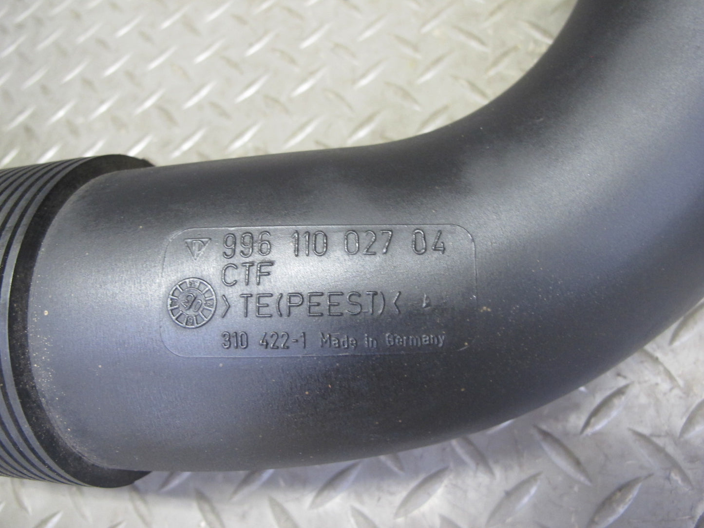 2000-2004 Porsche Boxster 986 Manual Trans Engine Air Intake Hose Tube Pipe