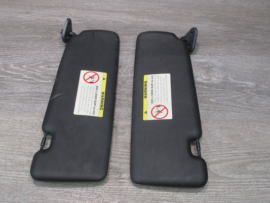 01-06 BMW E46 3-SERIES Convertible Set of 2 Front Left & Right Sun Visor OEM