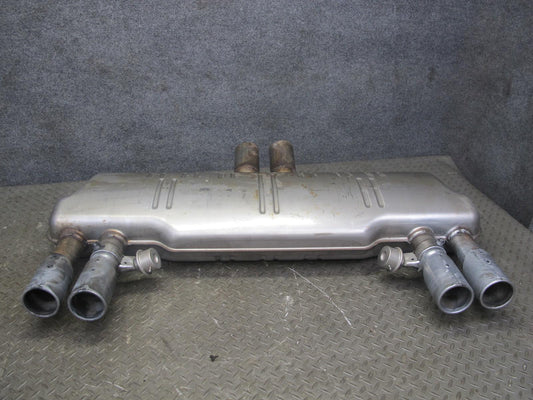 2010-2013 BMW E70 E71 X5M X6M Rear Exhaust Muffler w Tips