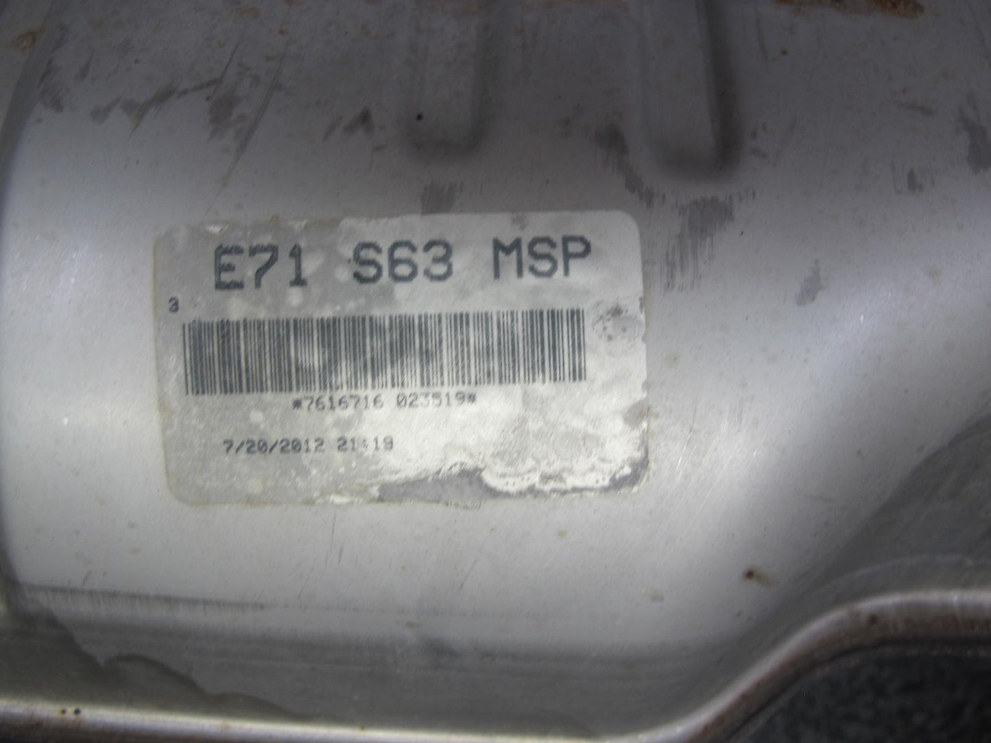 2010-2013 BMW E70 E71 X5M X6M Rear Exhaust Muffler w Tips