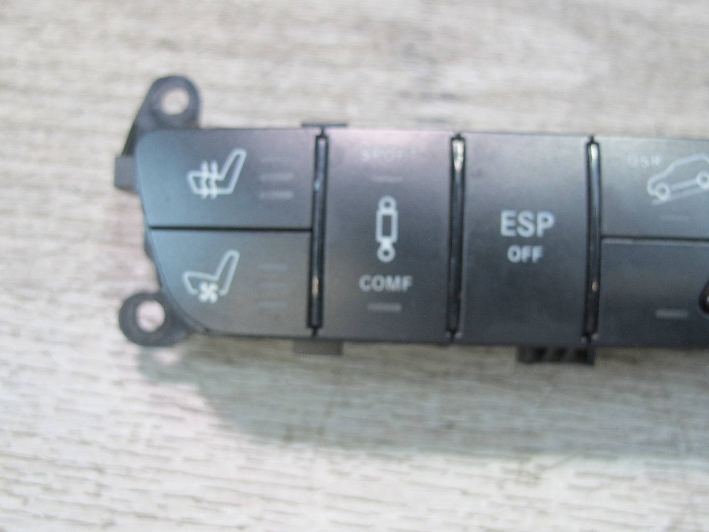 07-11 Mercedes W164 ML63 AMG Center Console Switch Panel w Hazard Switch OEM