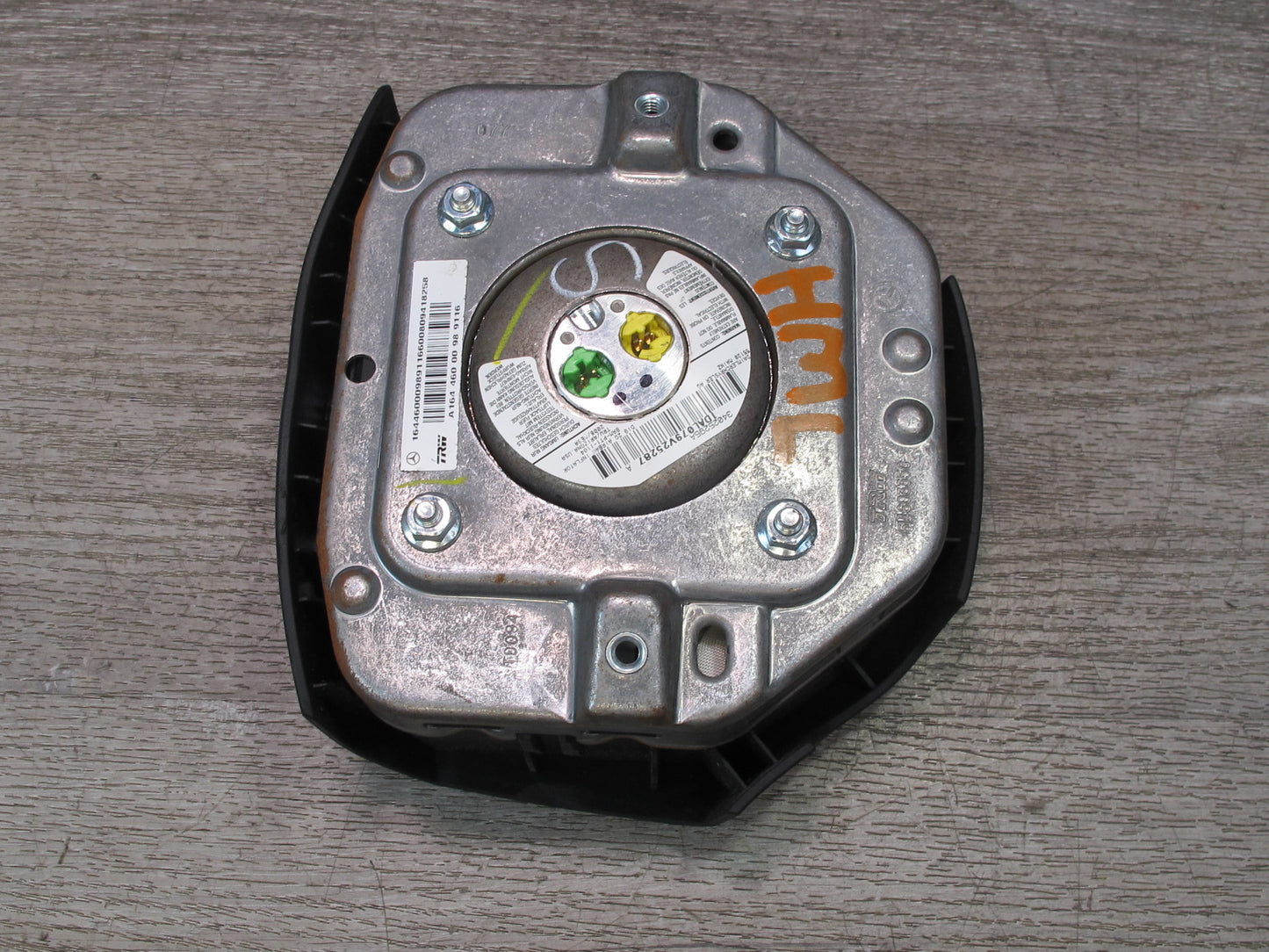 06-08 MERCEDES W164 X164 ML-CLASS FRONT LEFT DRIVER SIDE STEERING WHEEL SRS AIRBAG OEM