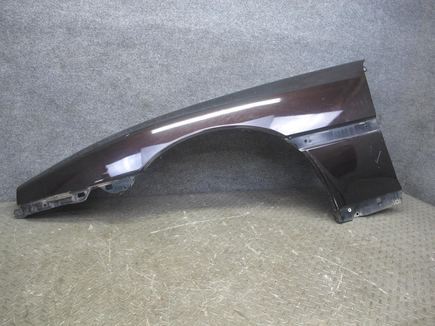 86-92 Toyota Supra MK3 Front Left Fender Shell Panel Cover Black Ruby Pearl OEM