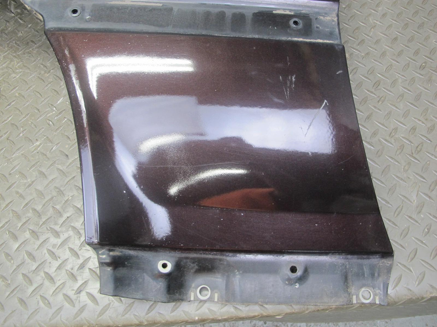 86-92 Toyota Supra MK3 Front Left Fender Shell Panel Cover Black Ruby Pearl OEM