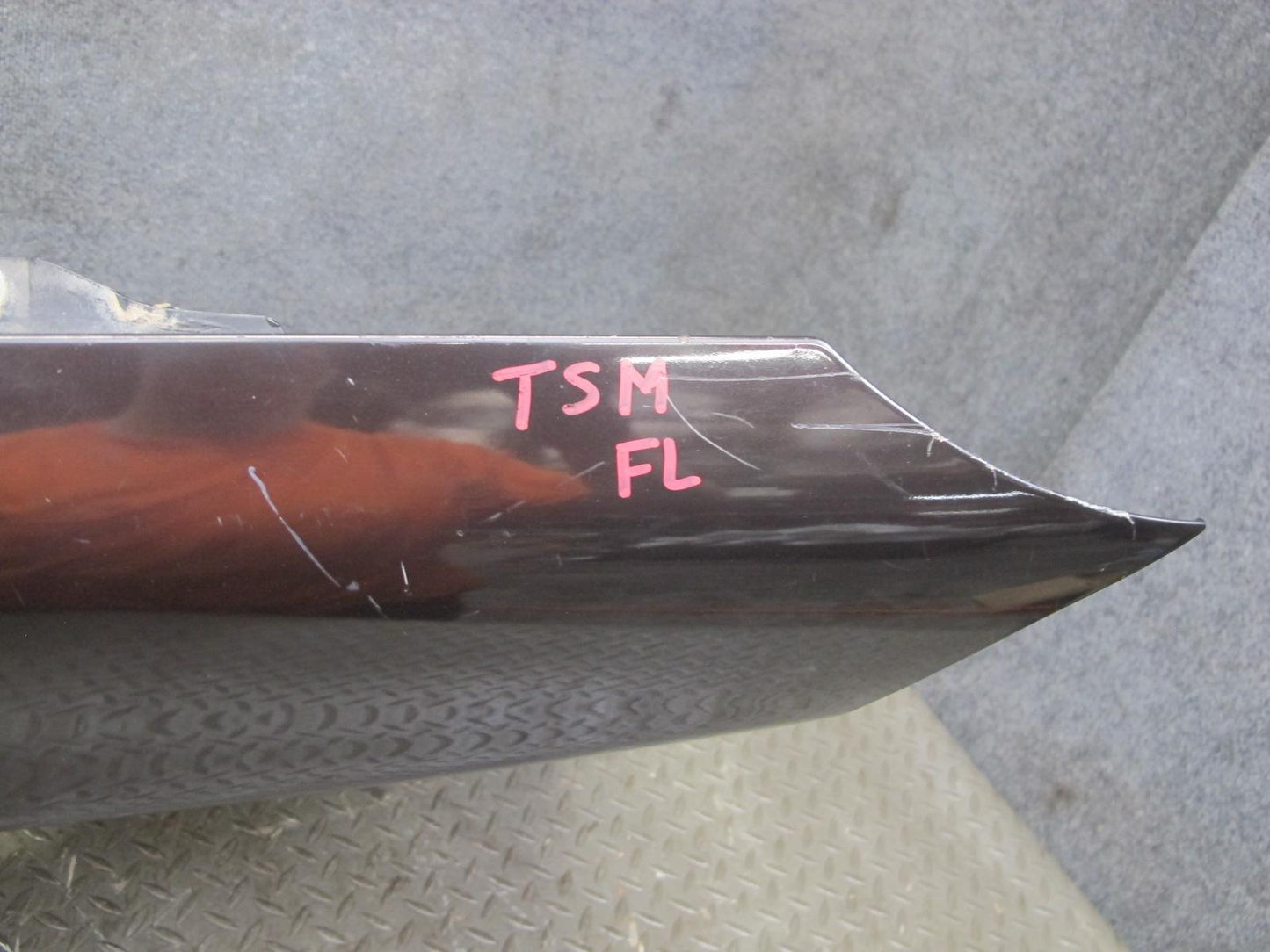 86-92 Toyota Supra MK3 Front Left Fender Shell Panel Cover Black Ruby Pearl OEM