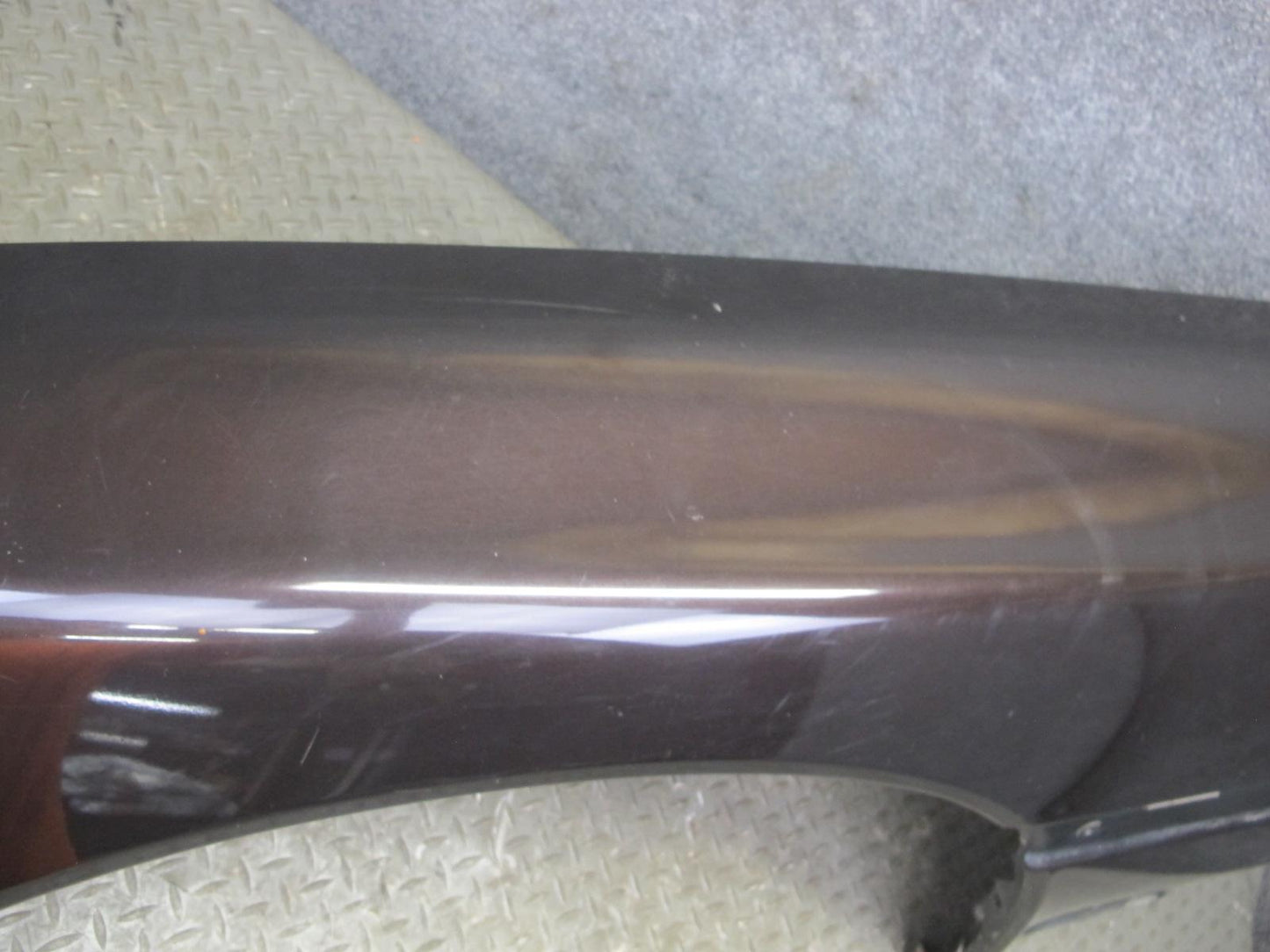 86-92 Toyota Supra MK3 Front Left Fender Shell Panel Cover Black Ruby Pearl OEM