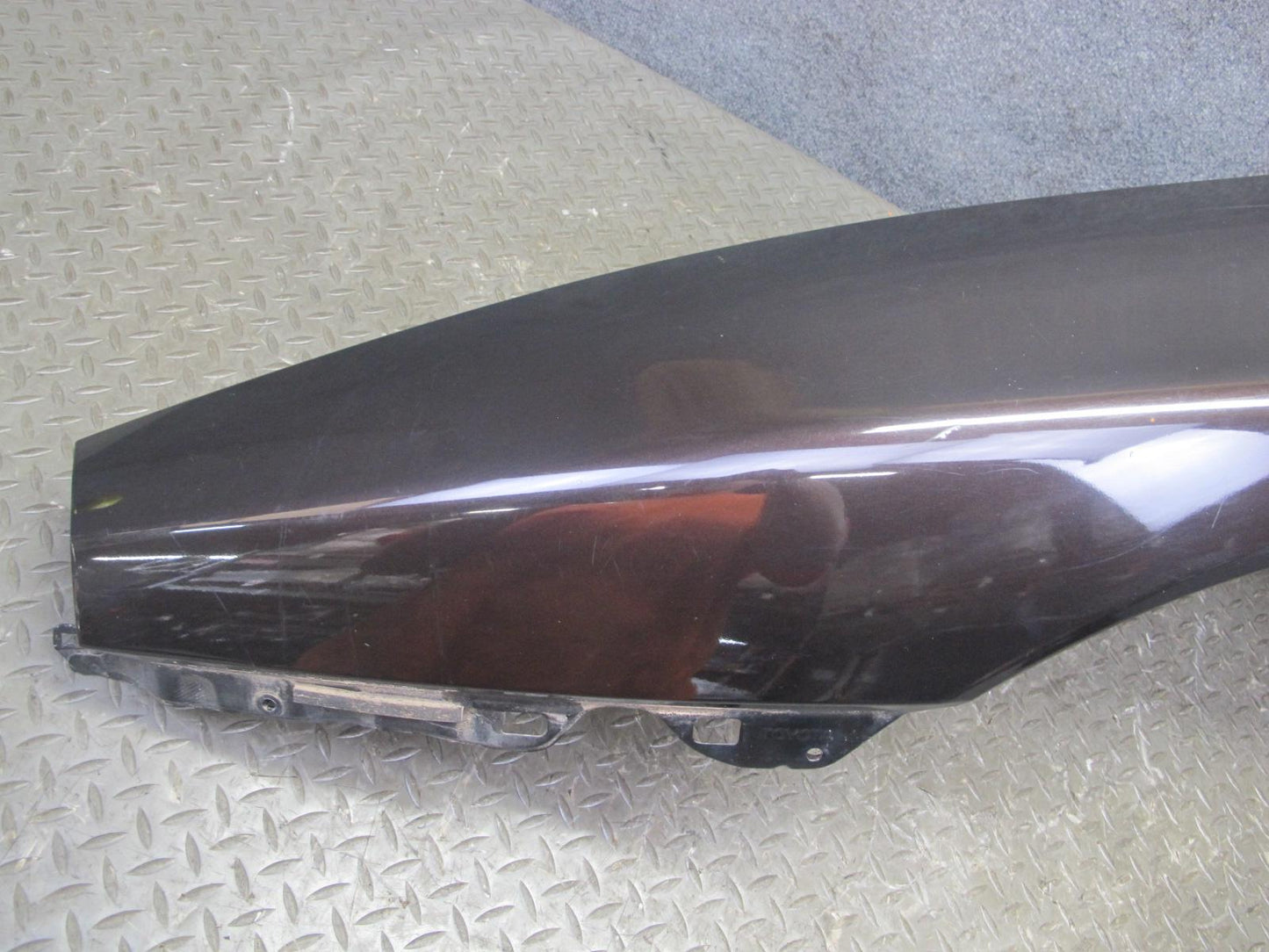 86-92 Toyota Supra MK3 Front Left Fender Shell Panel Cover Black Ruby Pearl OEM