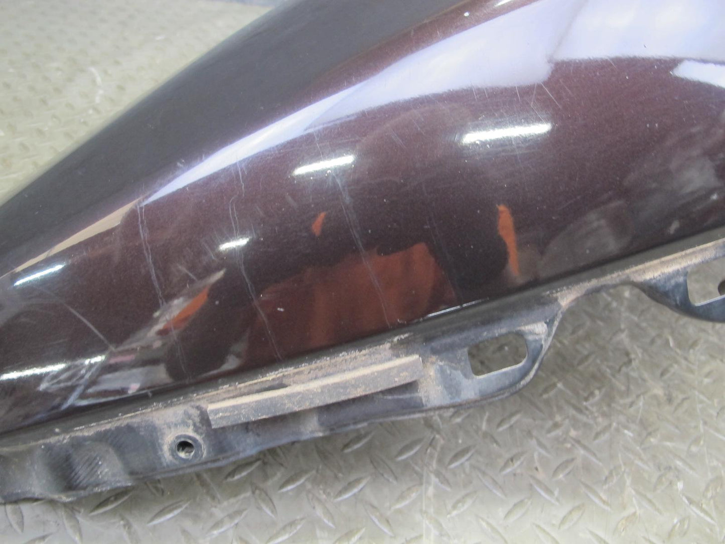 86-92 Toyota Supra MK3 Front Left Fender Shell Panel Cover Black Ruby Pearl OEM