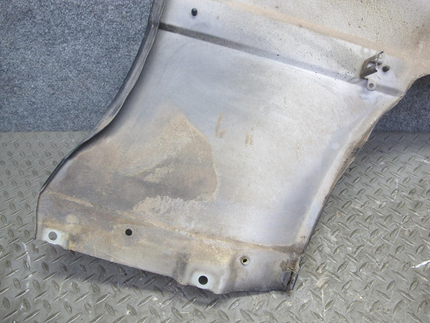 86-92 Toyota Supra MK3 Front Left Fender Shell Panel Cover Black Ruby Pearl OEM