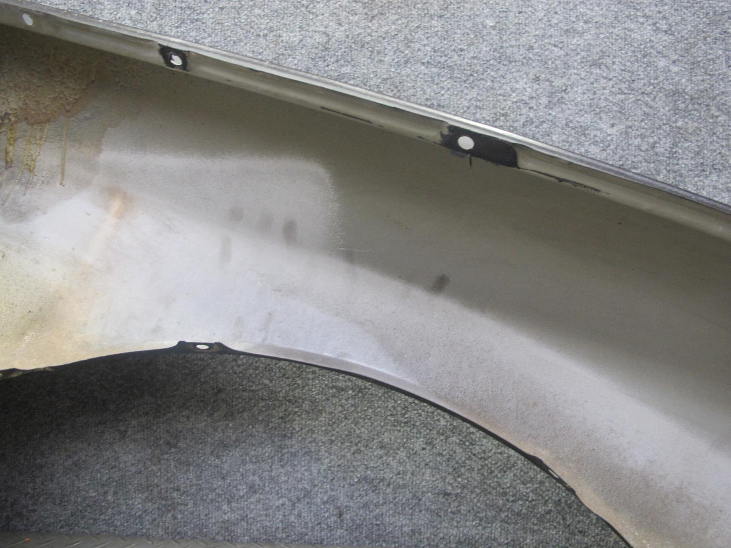 86-92 Toyota Supra MK3 Front Left Fender Shell Panel Cover Black Ruby Pearl OEM