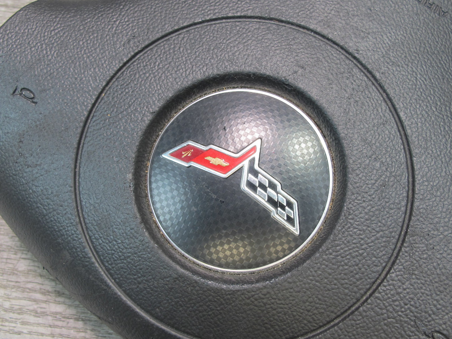 06-09 CHEVROLET CORVETTE C6 FRONT LEFT DRIVER SIDE STEERING WHEEL SRS AIRBAG OEM