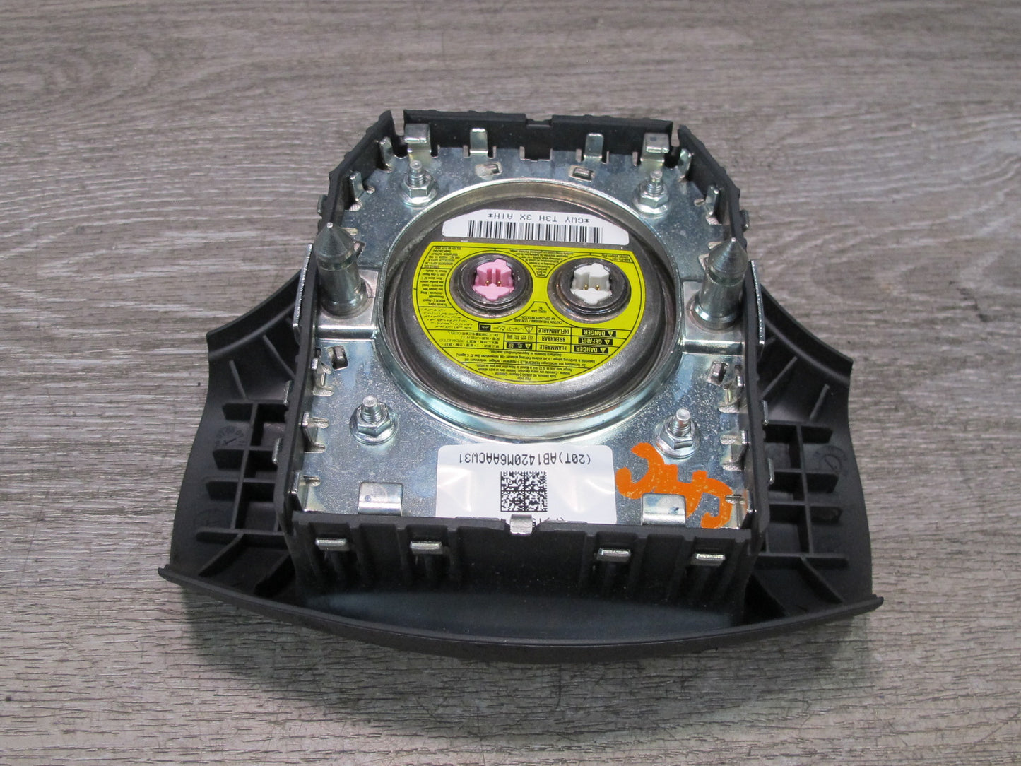 06-09 CHEVROLET CORVETTE C6 FRONT LEFT DRIVER SIDE STEERING WHEEL SRS AIRBAG OEM