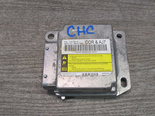 06-09 CHEVROLET CORVETTE C6 SRS AIRBAG CONTROL MODULE UNIT 10373518 OEM