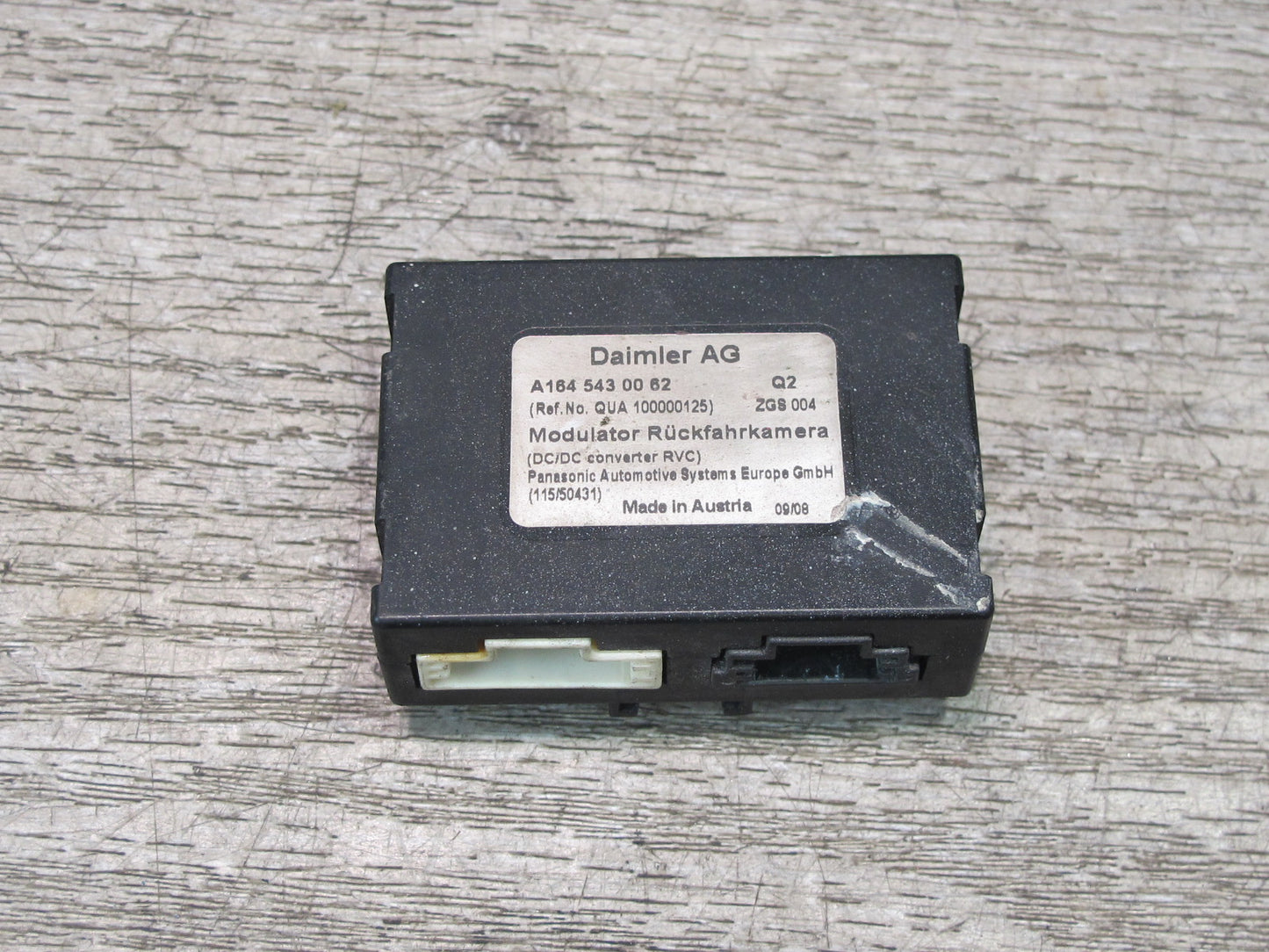 06-11 Mercedes X164 W164 GL ML Rear View Camera Control Module 1645430062 OEM