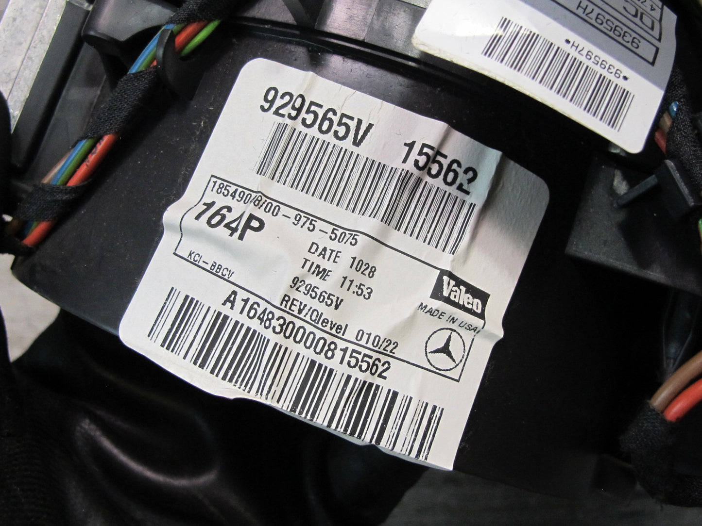06-11 Mercedes X164 W164 GL ML Rear AC Heater Blower Motor Housing w Module OEM