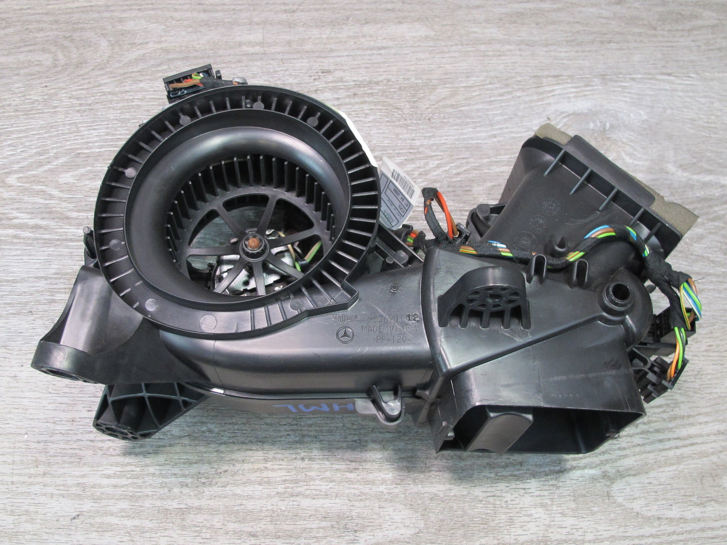06-11 Mercedes X164 W164 GL ML Rear AC Heater Blower Motor Housing w Module OEM