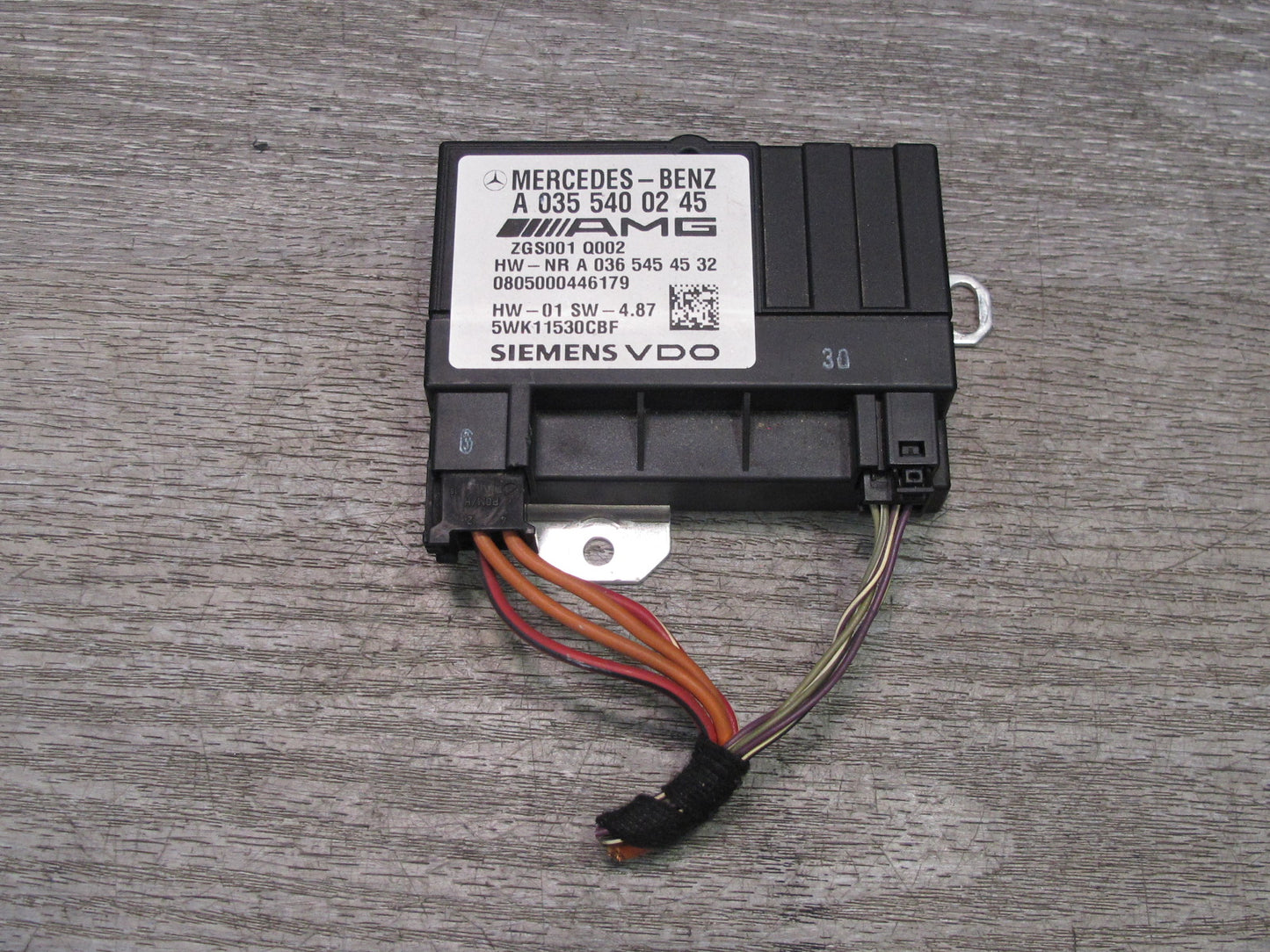 07-11 Mercedes W219 W164 CLS63 ML63 AMG Fuel Pump Motor Control Module OEM