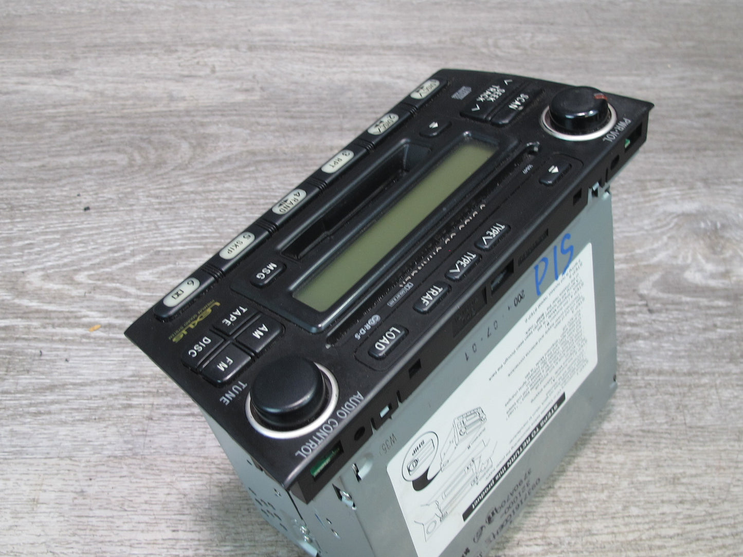03-05 Lexus JCE10L IS300 Cassette AM FM Radio CD Player Receiver Head Unit OEM