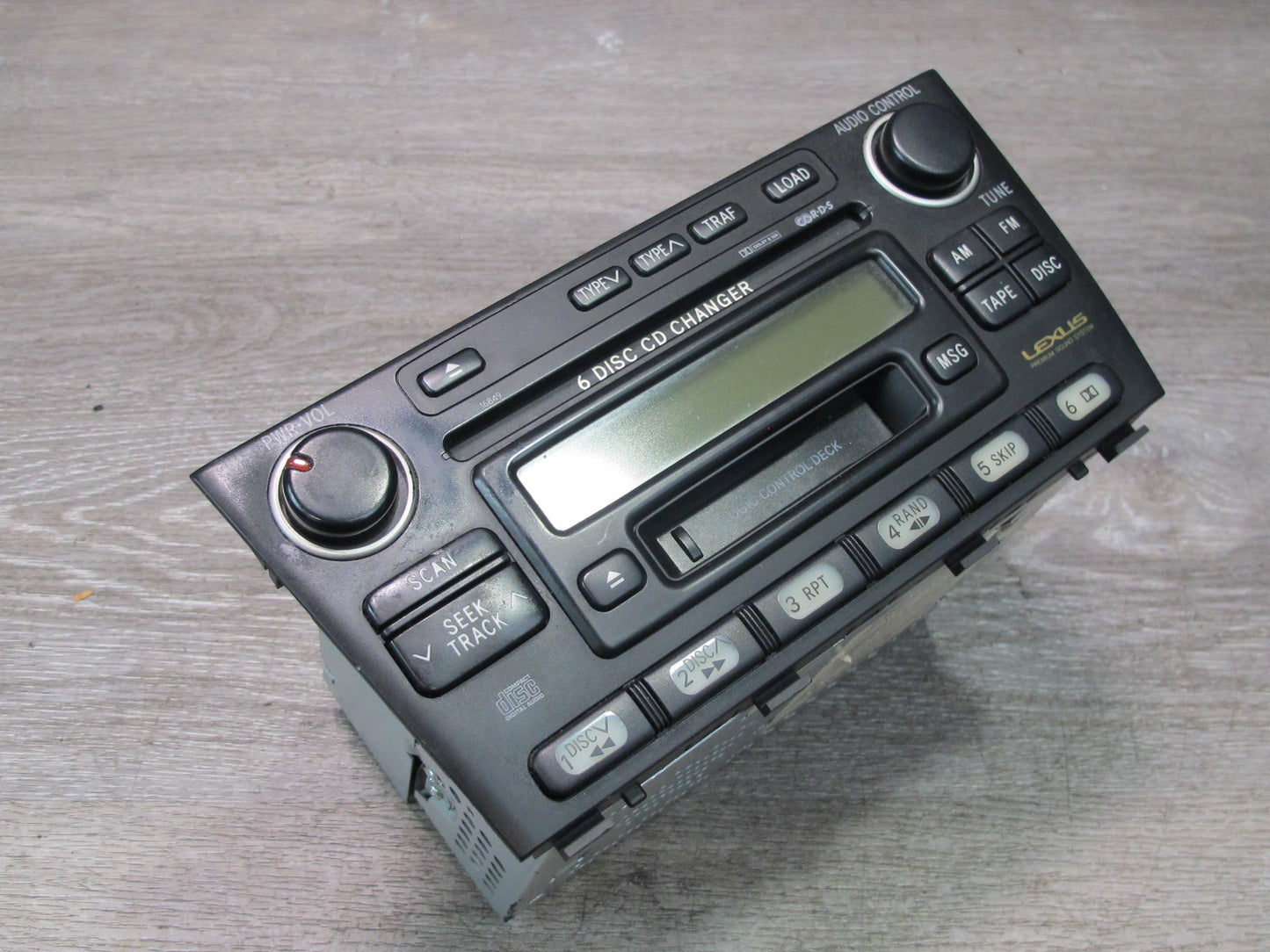 03-05 Lexus JCE10L IS300 Cassette AM FM Radio CD Player Receiver Head Unit OEM