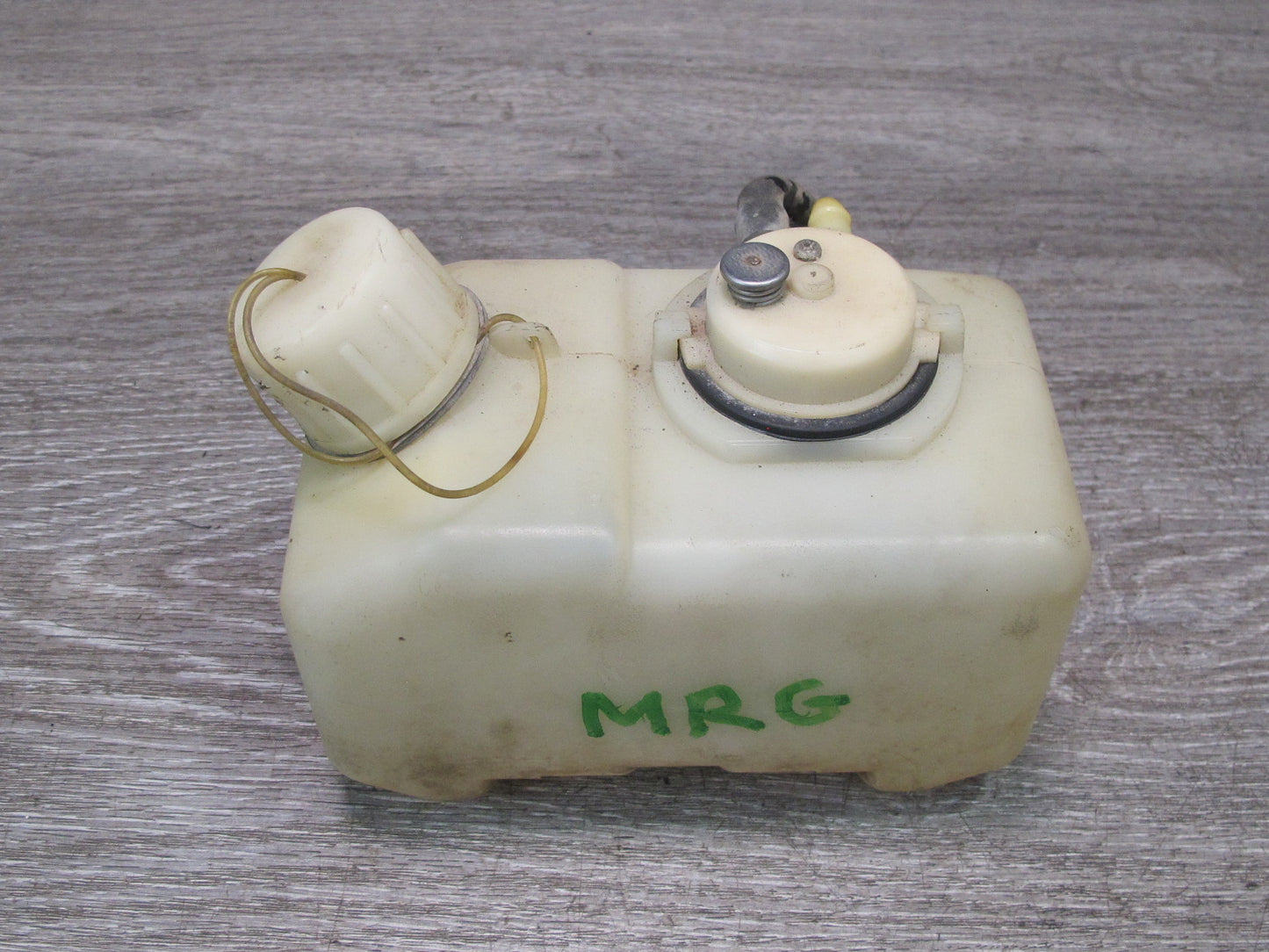 84-85 Mazda RX7 FB Sub Zero Starting Assist Fluid Reservoir Tank w Pump OEM