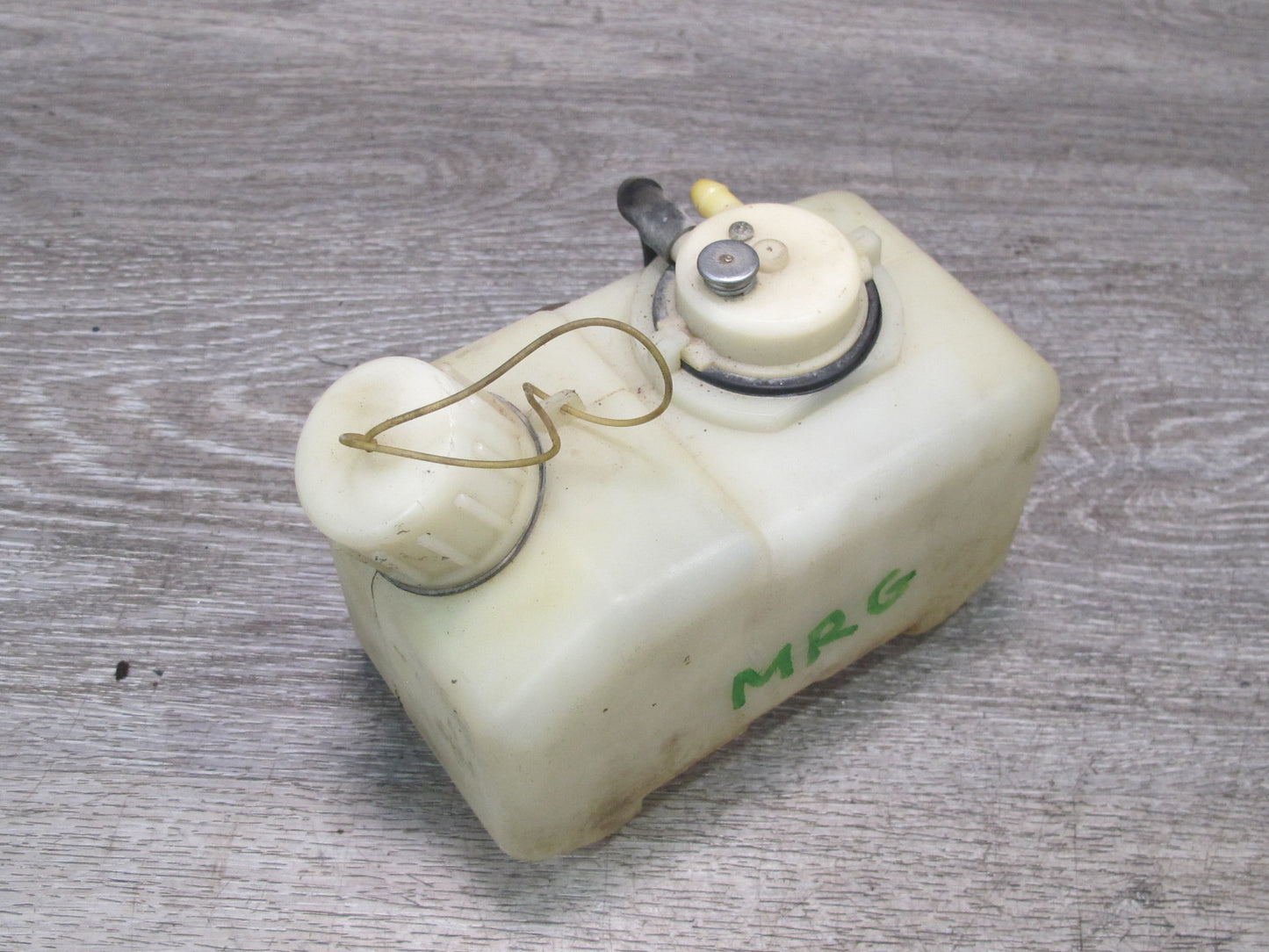 84-85 Mazda RX7 FB Sub Zero Starting Assist Fluid Reservoir Tank w Pump OEM