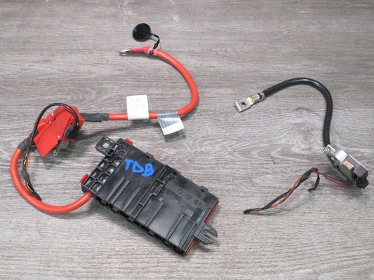 14-18 BMW F30 3-SERIES Positive Battery Fuse Box & Negative Cable Set OEM