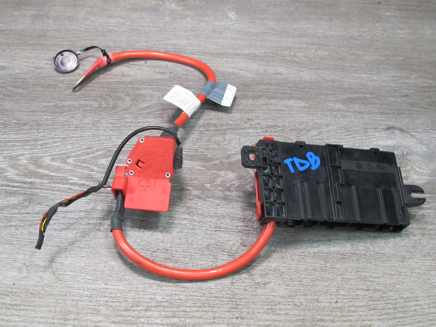 14-18 BMW F30 3-SERIES Positive Battery Fuse Box & Negative Cable Set OEM