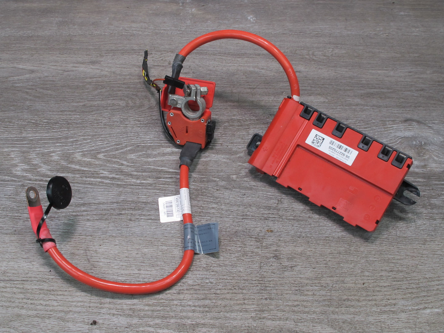 14-18 BMW F30 3-SERIES Positive Battery Fuse Box & Negative Cable Set OEM
