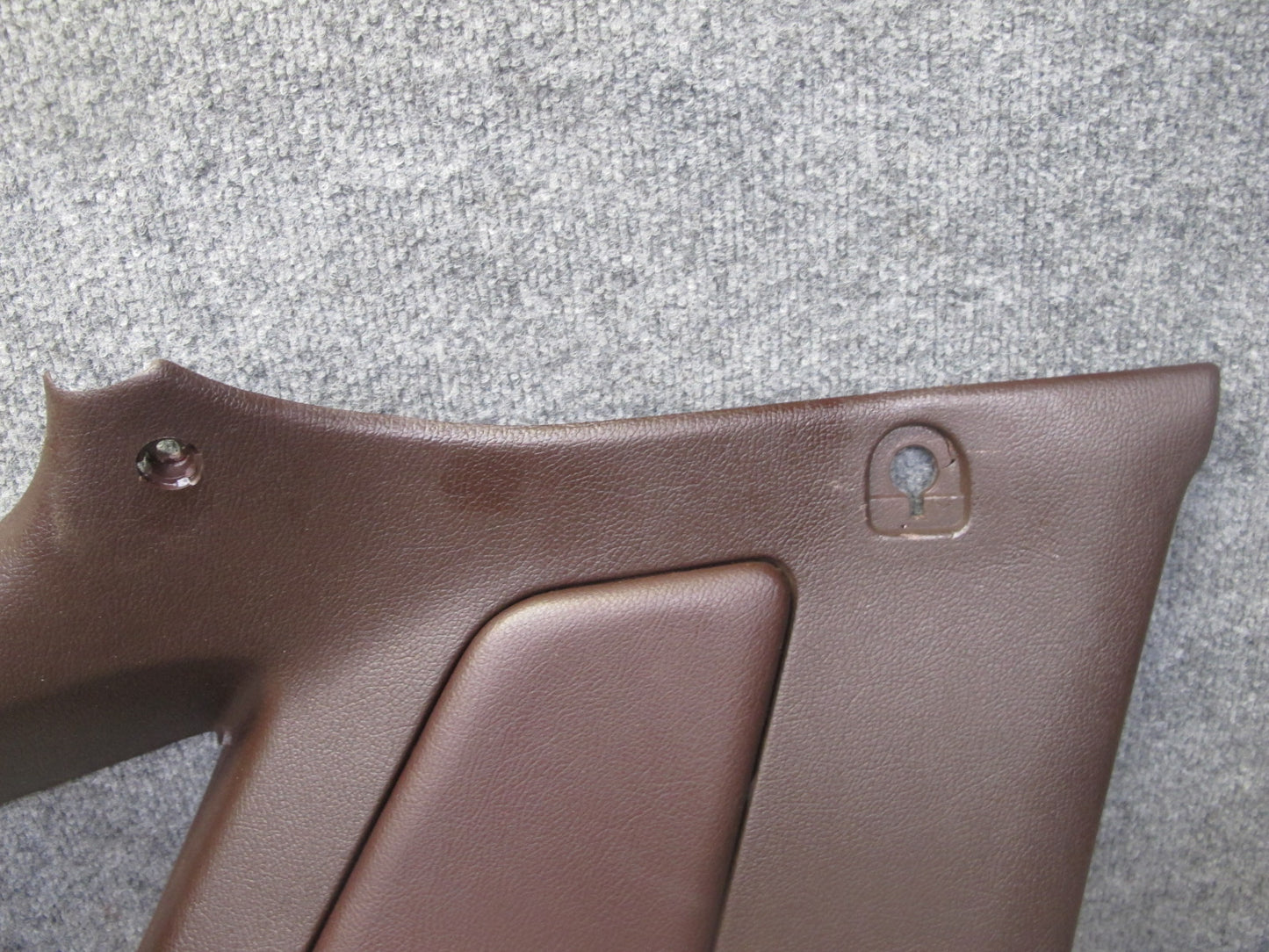 86-92 Toyota Supra MA70L Rear Left Quarter Window Trim Cover Panel Maroon OEM