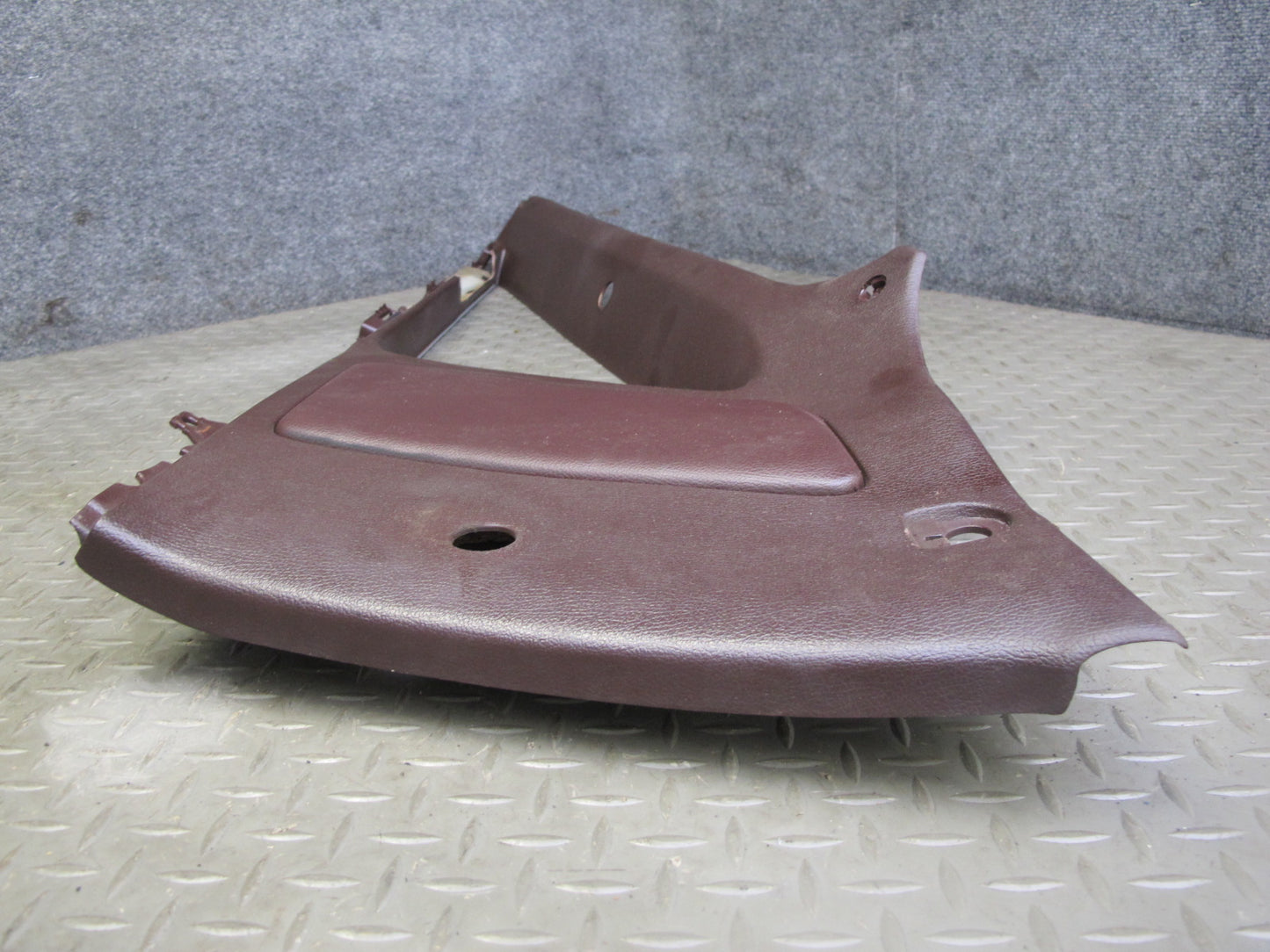 86-92 Toyota Supra MA70L Rear Left Quarter Window Trim Cover Panel Maroon OEM