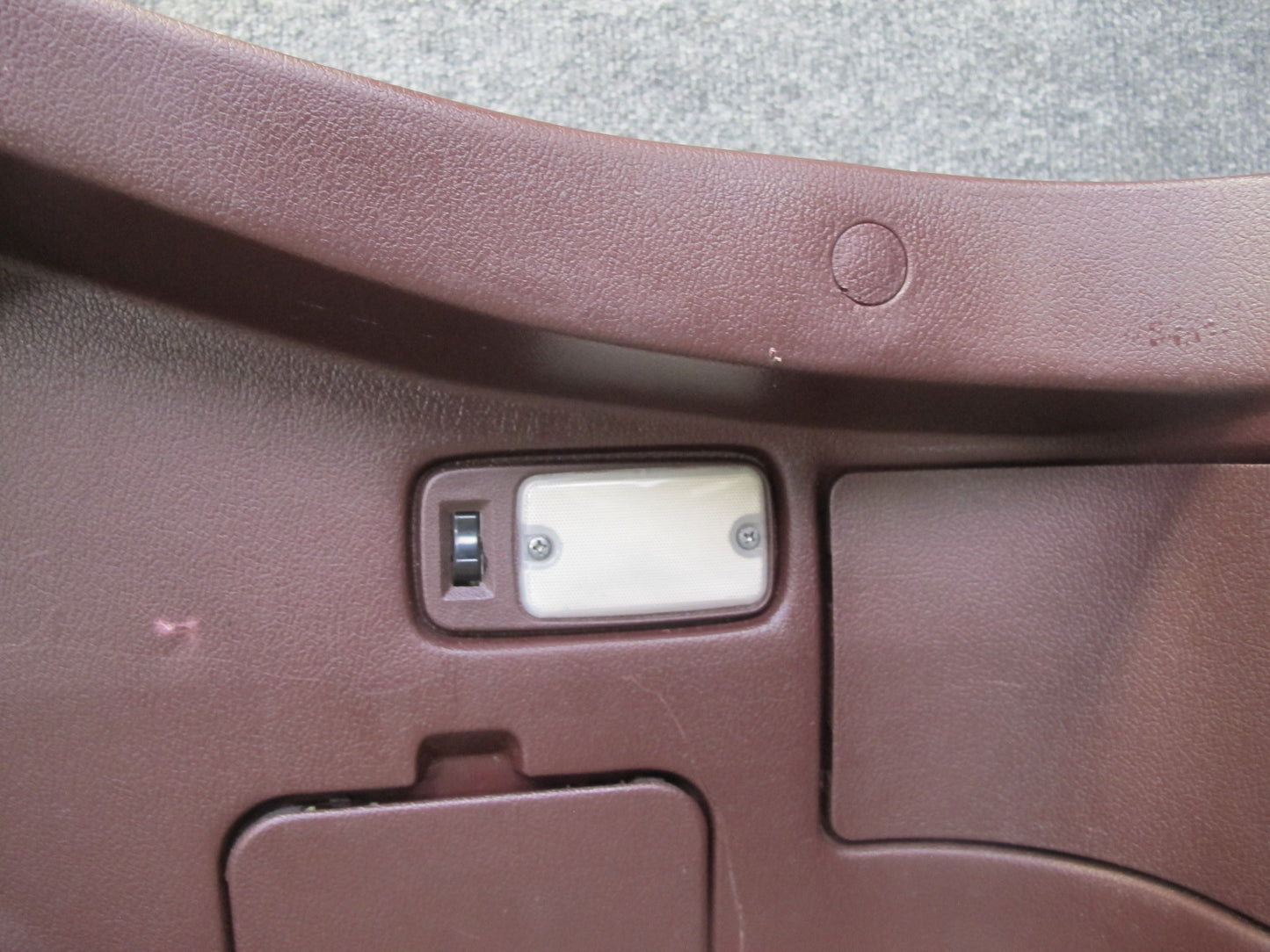 86-92 Toyota Supra MA70L NA Rear Right Quarter Trunk Trim Cover Panel Maroon OEM