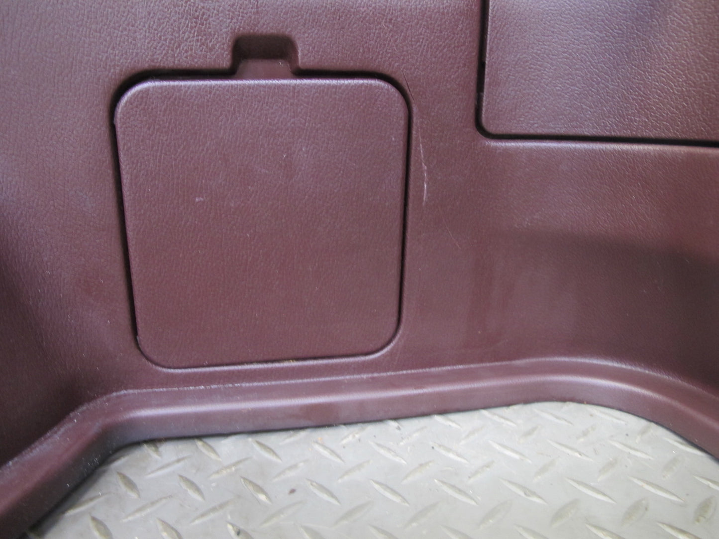 86-92 Toyota Supra MA70L NA Rear Right Quarter Trunk Trim Cover Panel Maroon OEM