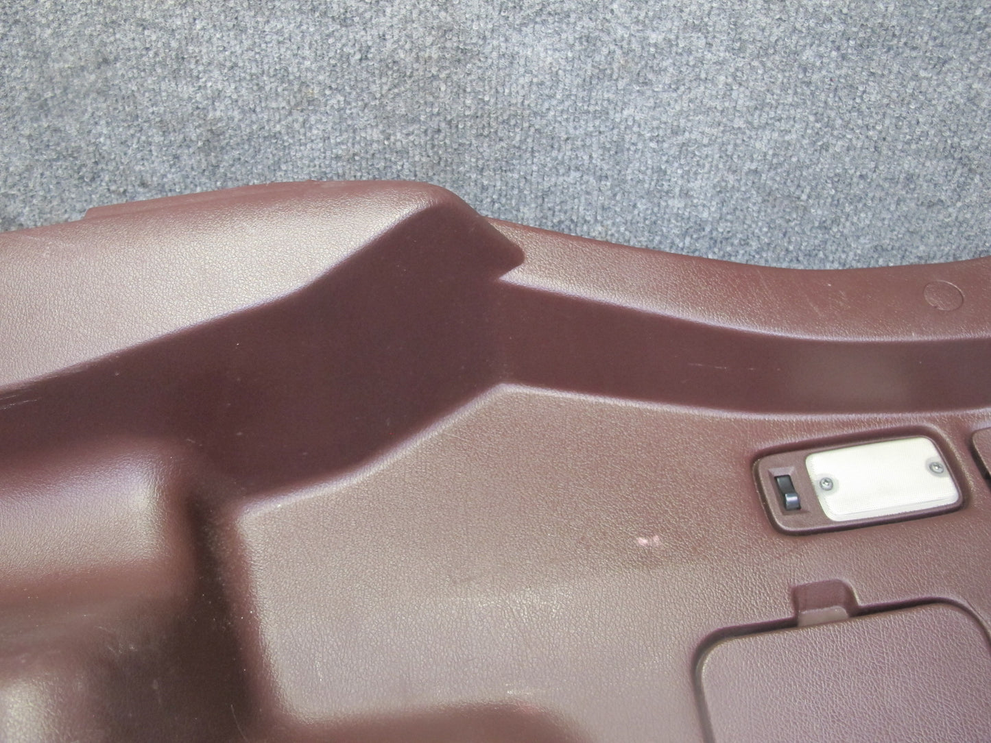 86-92 Toyota Supra MA70L NA Rear Right Quarter Trunk Trim Cover Panel Maroon OEM