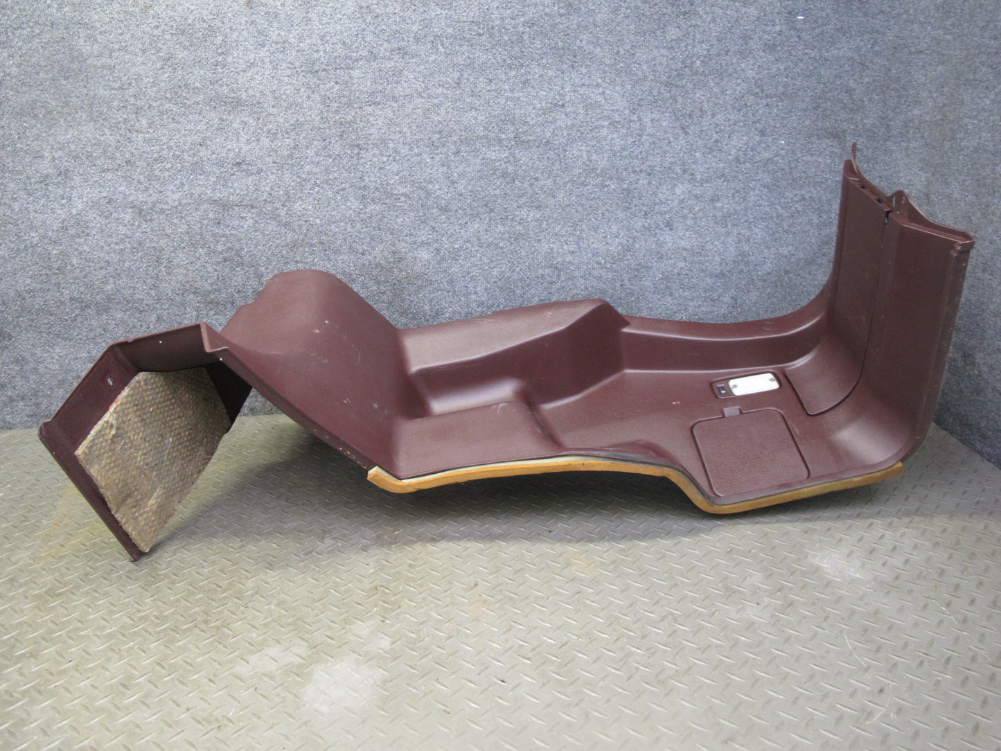 86-92 Toyota Supra MA70L NA Rear Right Quarter Trunk Trim Cover Panel Maroon OEM