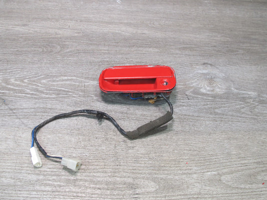 86-88 Mazda RX7 FC3S Set of 2 Left & Right Exterior Door Handle RED w Lock OEM