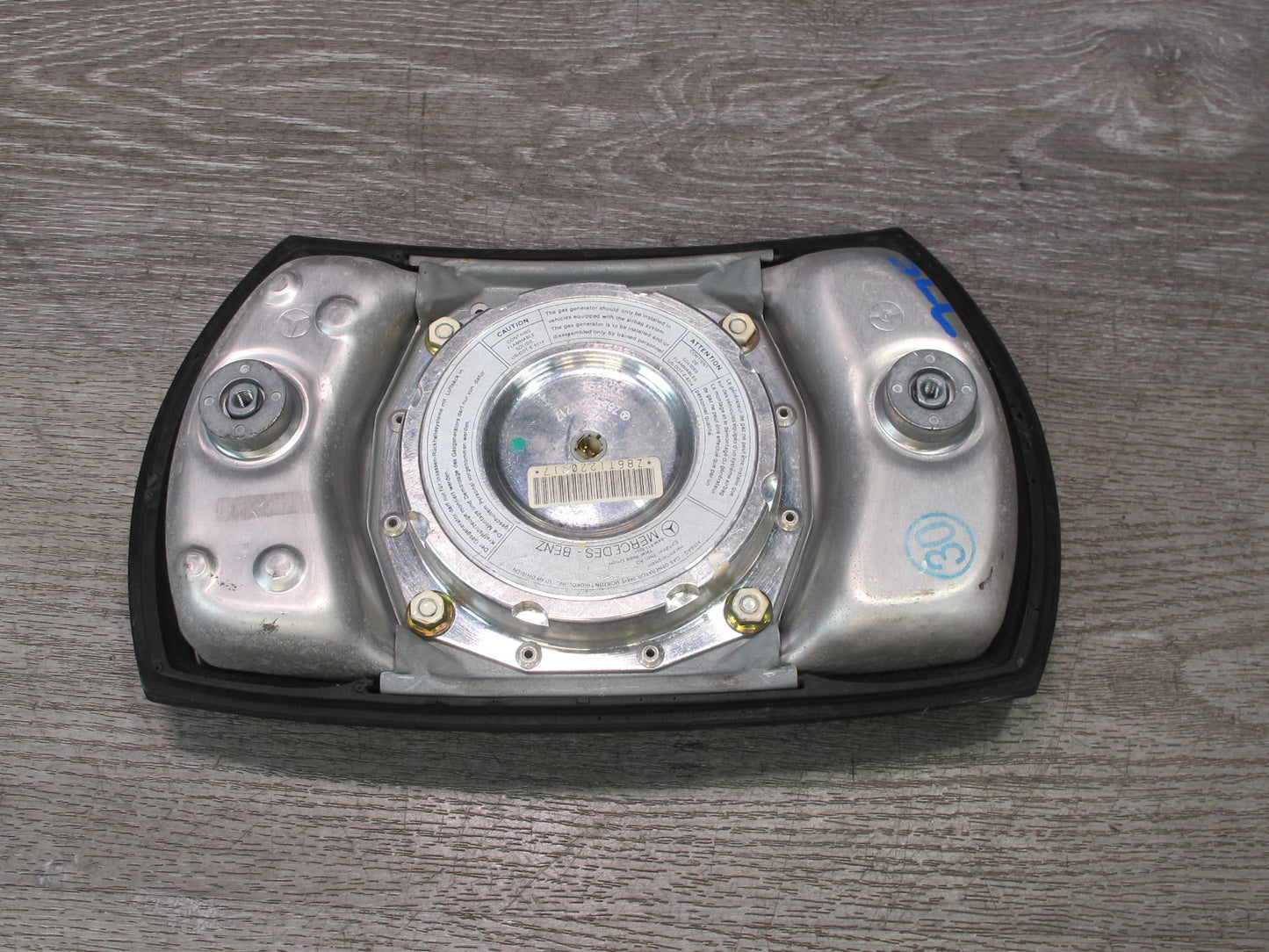 86-89 MERCEDES R107 W126 560SL FRONT LEFT DRIVER SIDE STEERING WHEEL SRS AIRBAG OEM