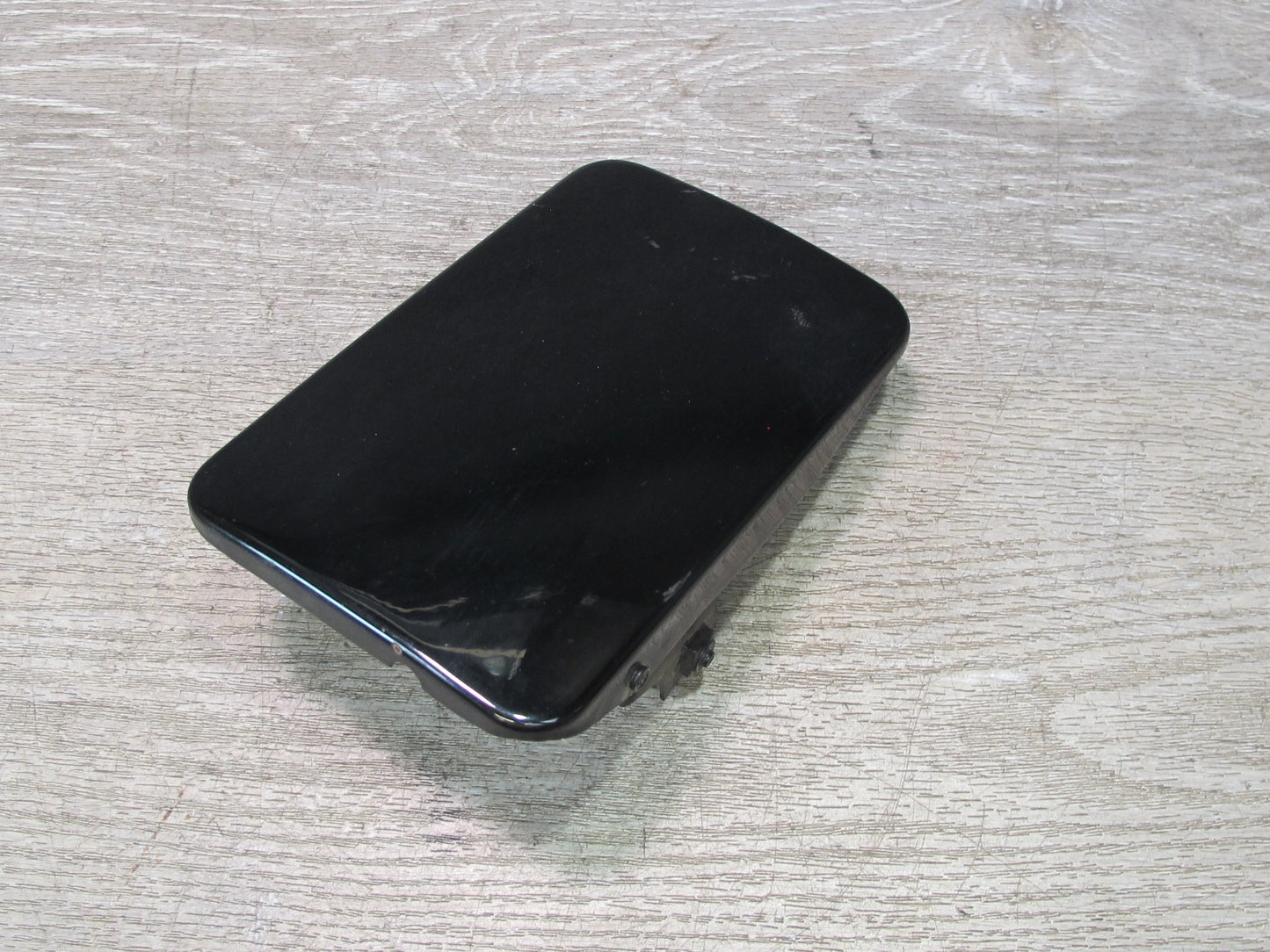73-89 Mercedes R107 Fuel Tank Filler Door Lid Panel Cover Black OEM