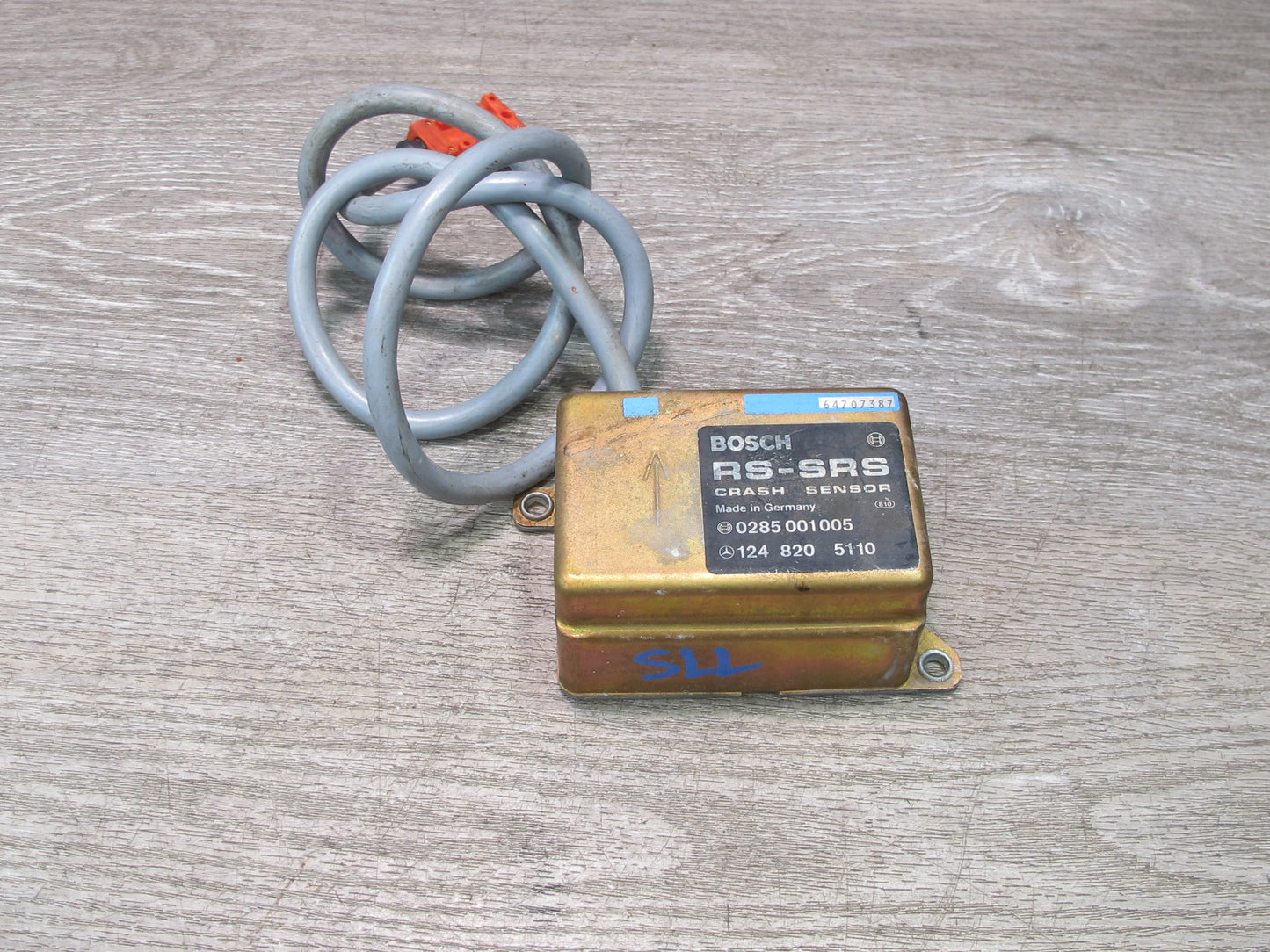 86-91 MERCEDES R107 W126 560SL RS AIRBAG CONTROL MODULE UNIT 1248205110 OEM