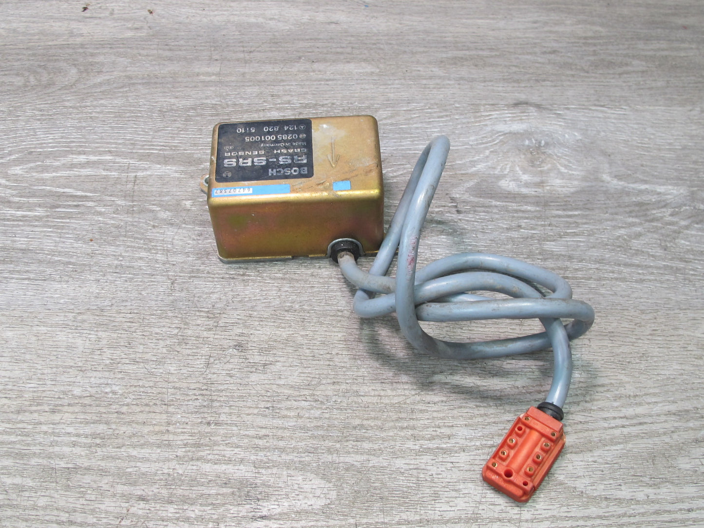 86-91 MERCEDES R107 W126 560SL RS AIRBAG CONTROL MODULE UNIT 1248205110 OEM