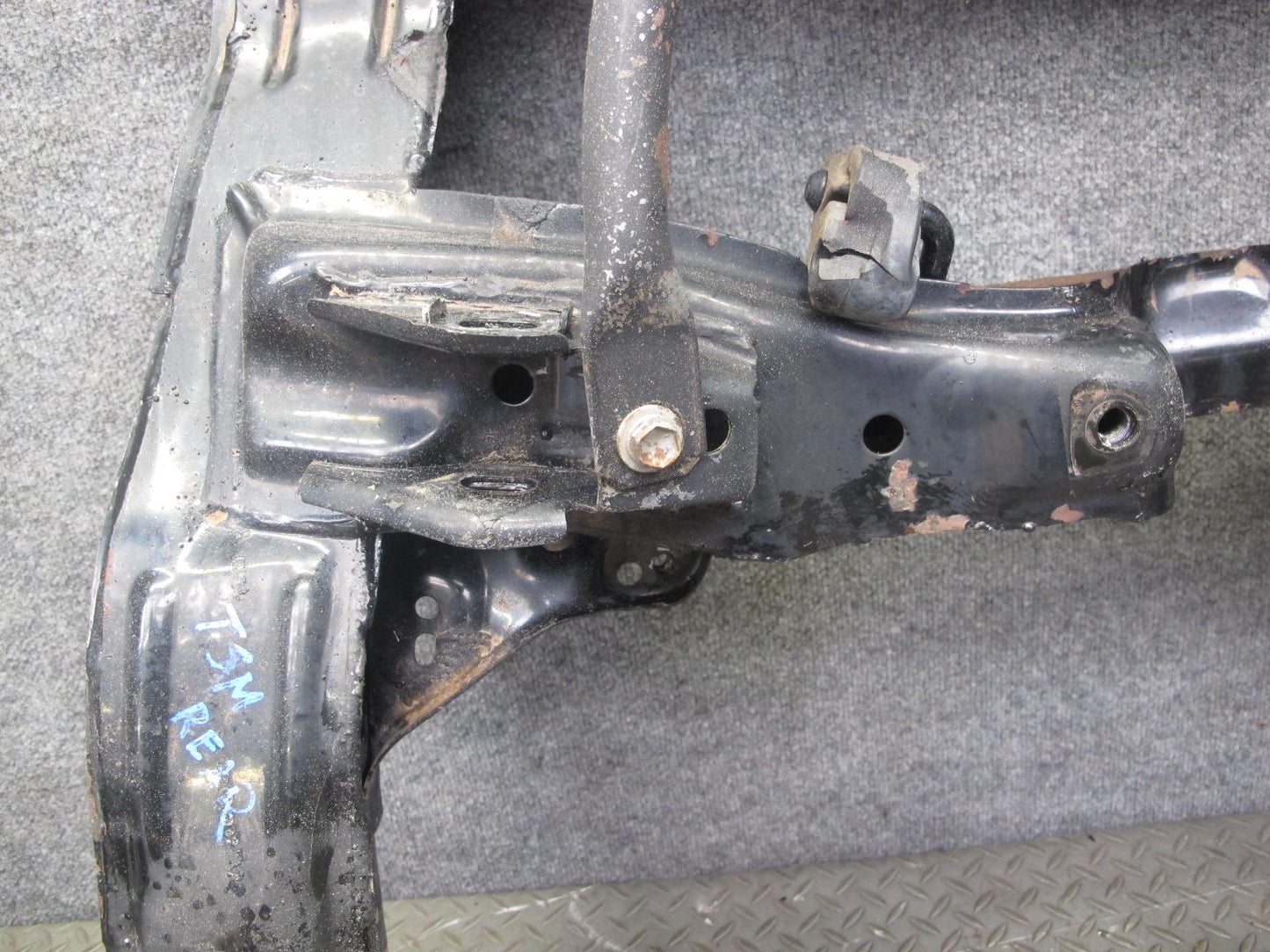 86-92 Toyota Supra MA70 Rear Suspension Subframe Crossmember w Brace Brakets OEM