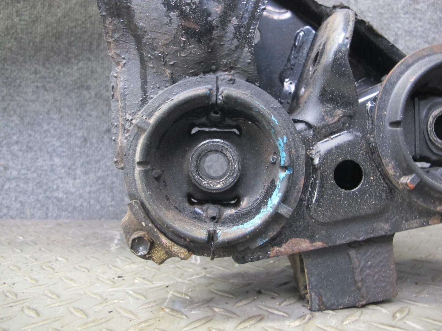 86-92 Toyota Supra MA70 Rear Suspension Subframe Crossmember w Brace Brakets OEM