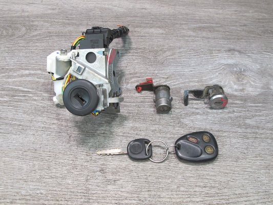 2003-2007 Hummer H2 Steering Column Ignition Door Lock Cylinder KEY Set